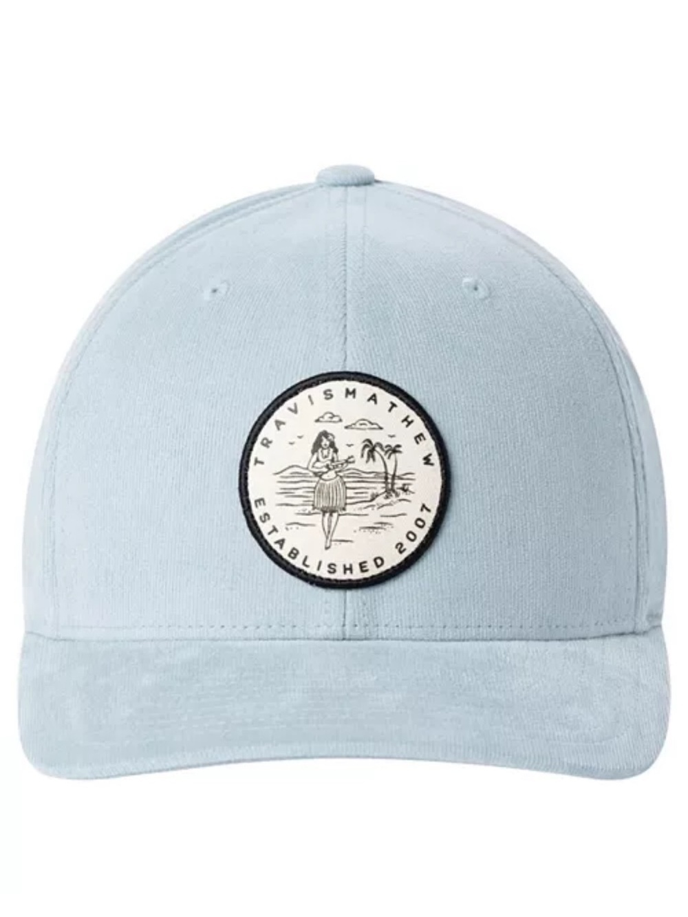 Travis Mathew Men's Light Blue Wave for Days Adjustable Hat